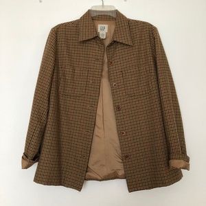 Vintage houndstooth GAP jacket